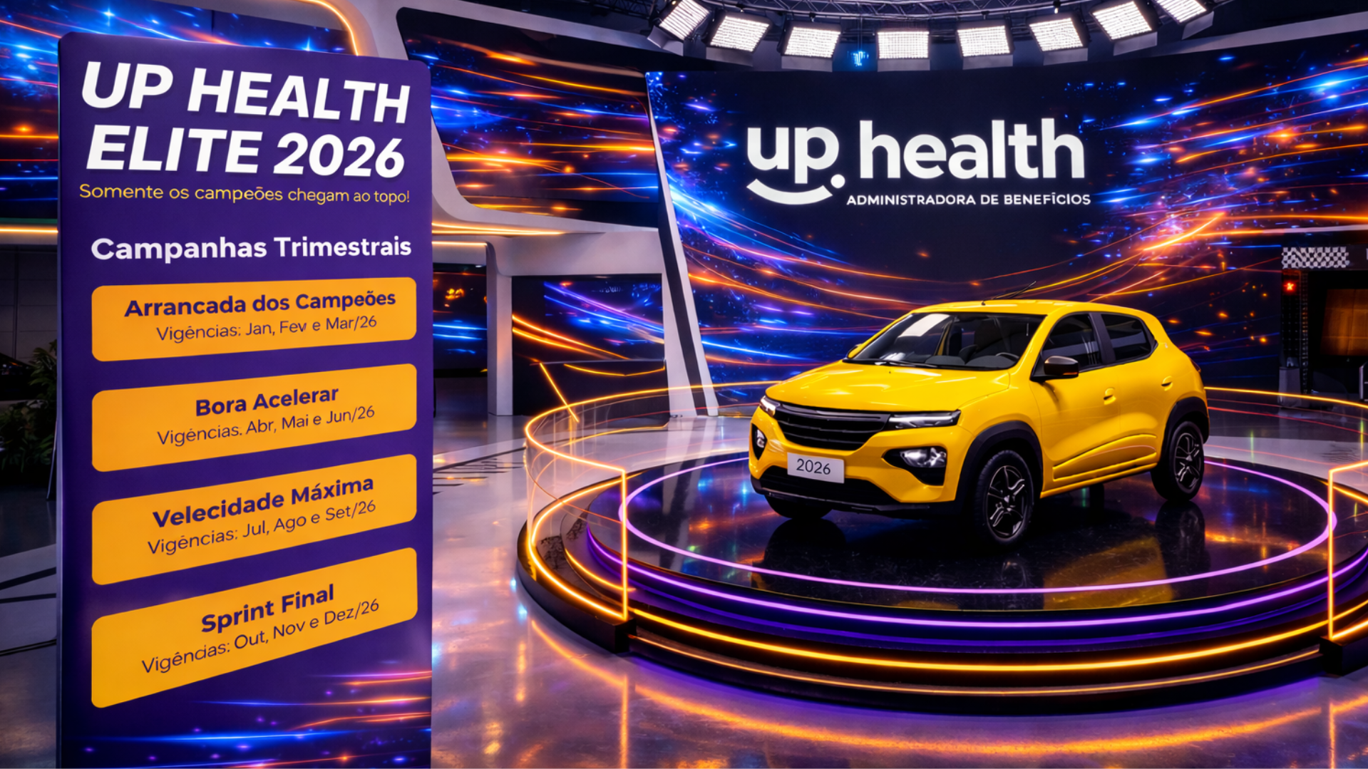 Banner principal da campanha Up Health 2026